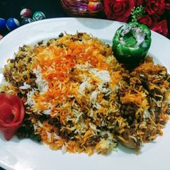 A picture of Masoor biryani.