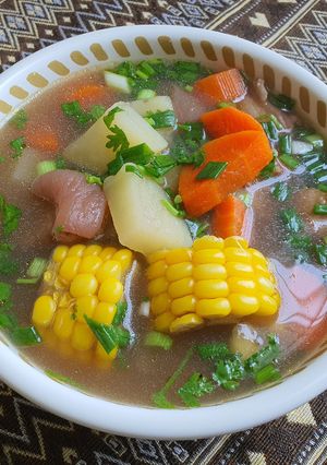 Hình của món Canh rau củ thập cẩm.