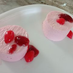 A picture of Strawberry soufflé.