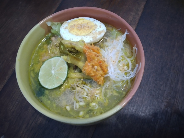 Resep: 214. Soto ayam lamongan koya sehat Istimewa