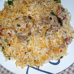 A picture of Khara Masala Biryani.