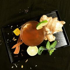 Masala Ginger Lime Tea A picture of Masala Ginger Lime Tea.