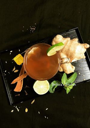A picture of Masala Ginger Lime Tea.