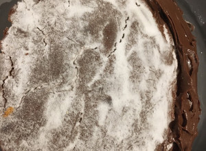 Una foto de Pastel hotcake y betún