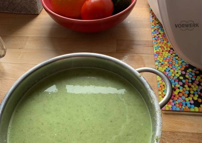 Velouté de soupe de radis à la ricotta