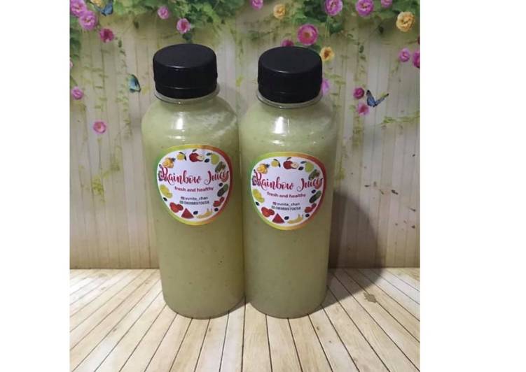 Resep Diet Juice Broccoli Pear Golden Kiwi Lime, Menggugah Selera