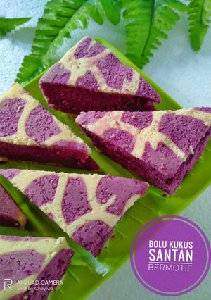 Foto resep Bolu Kukus Santan Bermotif