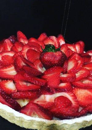 Una foto de Tartaleta de fresas con crema pastelera