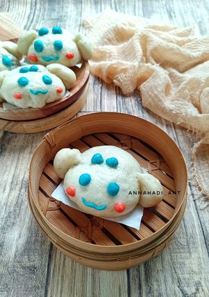 Foto resep Cinnamoroll Pao (Bakpao Karakter)