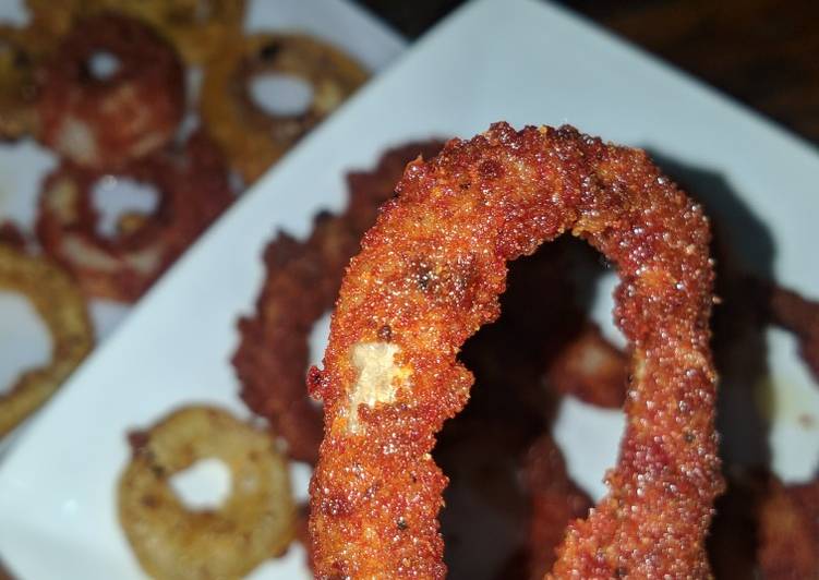 Steps to Prepare Speedy Onion rings