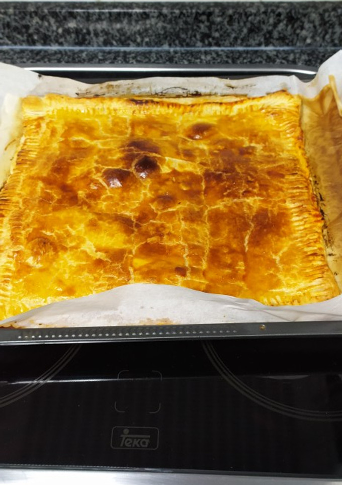 Una foto de Empanada de pavo y queso