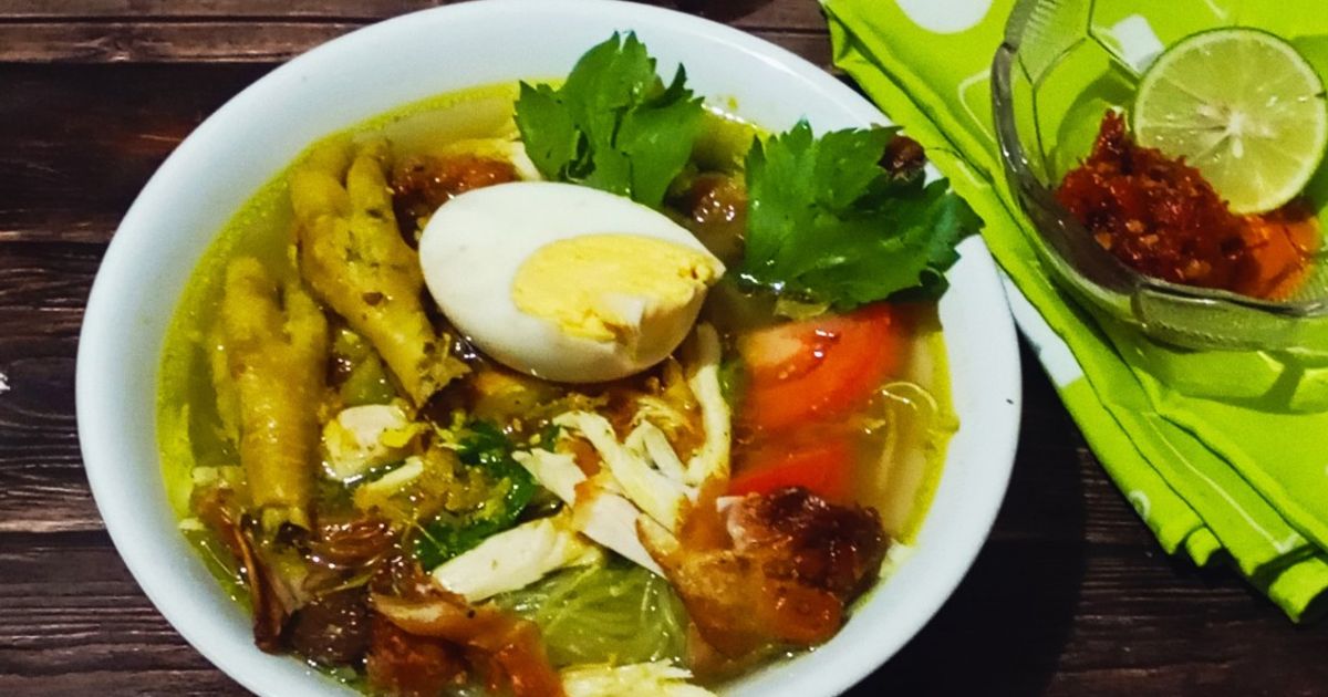 Soto ayam Kuah bening