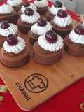 Bocadillos chocomanjar cereza
