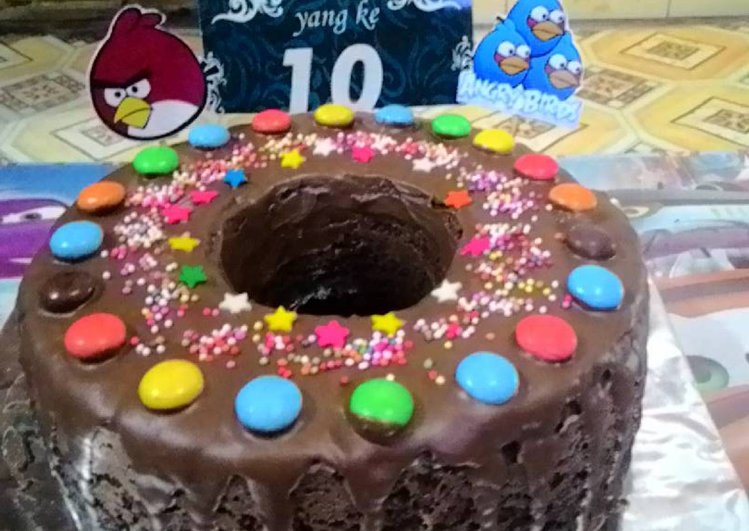 Resep Kue  ulang  tahun  brownies  kukus  lapis coklat leleh 
