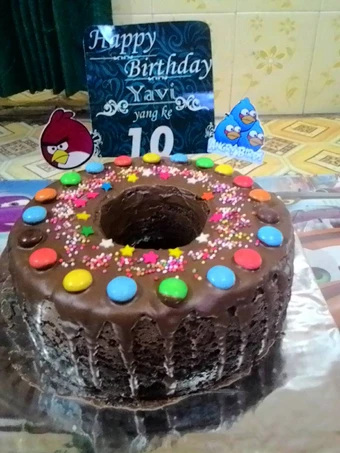 Cara Gampang Membikin Resep  Kue ulang tahun brownies kukus lapis coklat leleh irit bahan yang Enak, Lezat