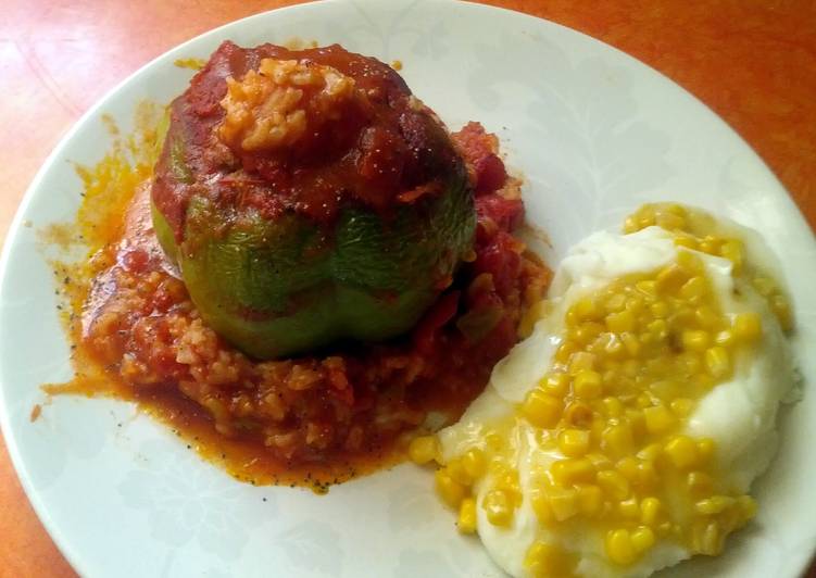 How to Prepare Favorite stuffed green peppers