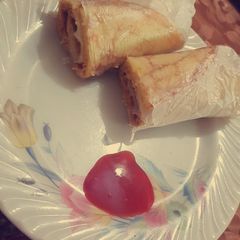 A picture of Egg Crepe Roll.
