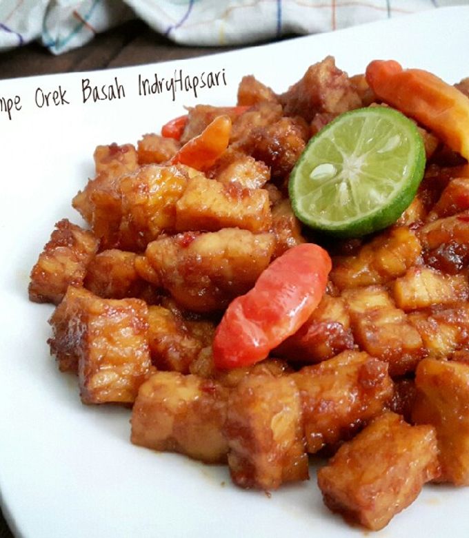 Foto resep Tempe Orek Basah