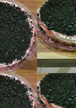 Foto resep Red velvet oreo cheese brownies