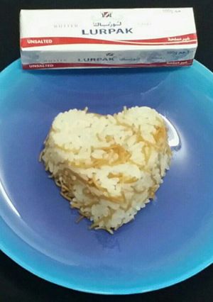 صورة لوصفة طريقة عمل الأرز بالشعرية