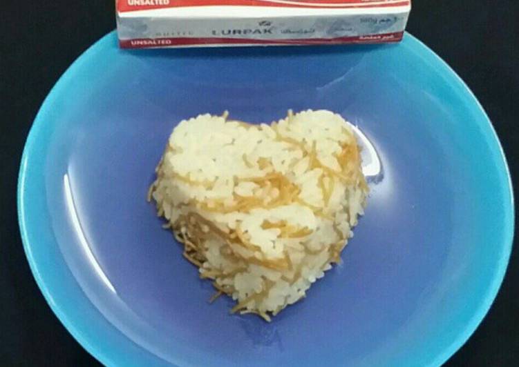 طريقة عمل الأرز بالشعرية