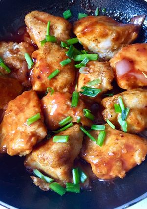 A picture of Dynamite chicken.