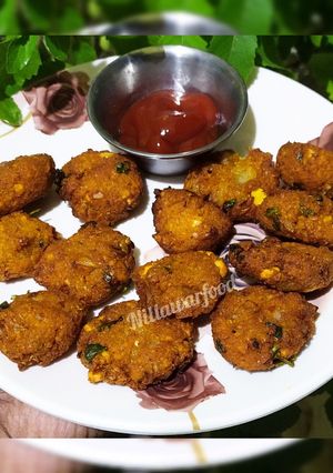 A picture of Matar Dal Fritters.