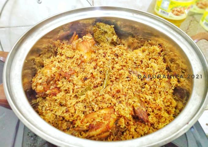 Resep Ayam Serundeng Bumbu Instan Anti Gagal