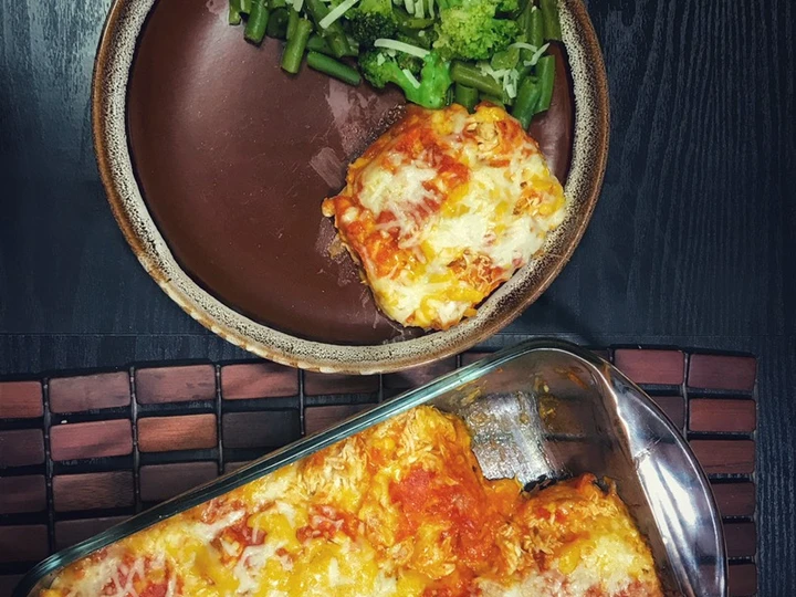 Recipe Low Carb (Keto - Friendly) Chicken Lasagna without Noodles Pasta the Awesome  Makes you drool