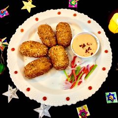 A picture of Corn kebabsSuperbly delicious kebabs to enjoy this monsoon season..