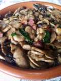 Champiñones al ajillo (guarnición en) 12 minutos