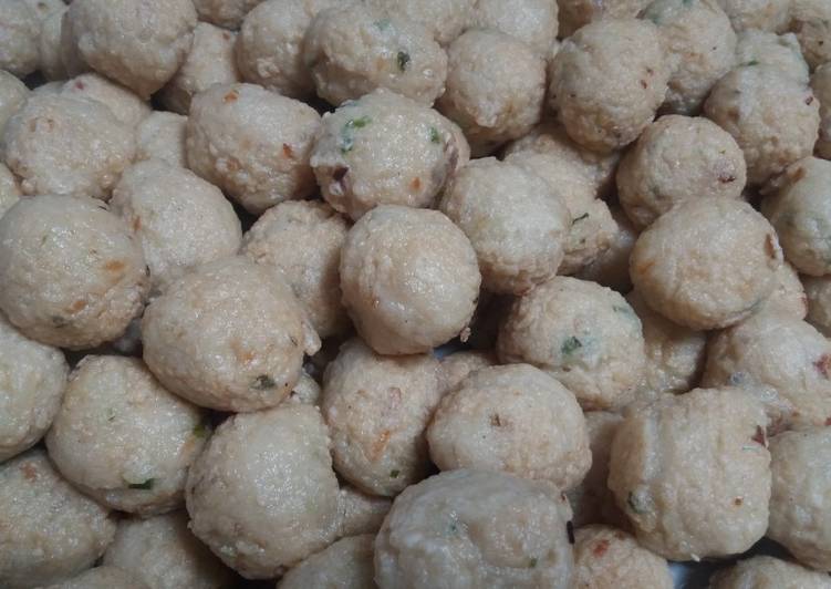 Proses meracik Pempek adaan Anti Gagal