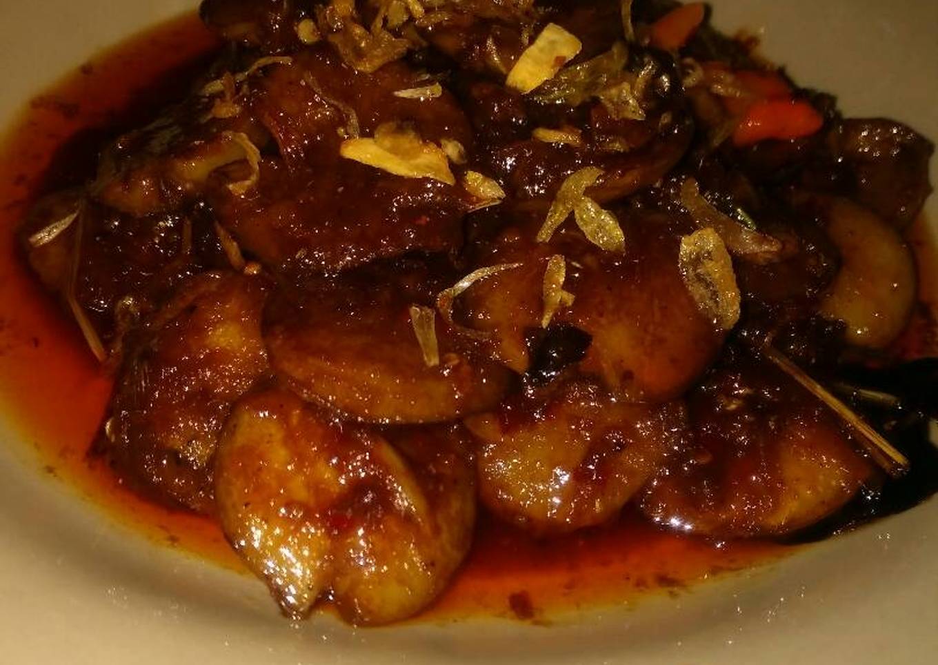 Semur jengkol betawi