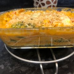A picture of Baked veggies.