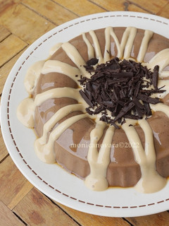 Foto resep Vegan Chocolate Pudding with Vanilla-Brown Sugar Sauce