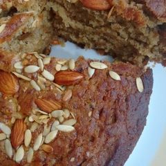 A picture of Coffee flavored dates cake.