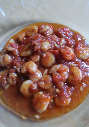 Foto resep Udang saos pedas