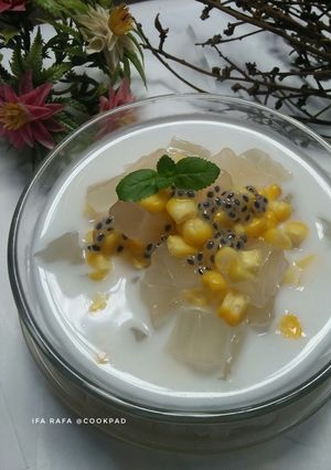 Foto resep Es Jagung Jelly Santan