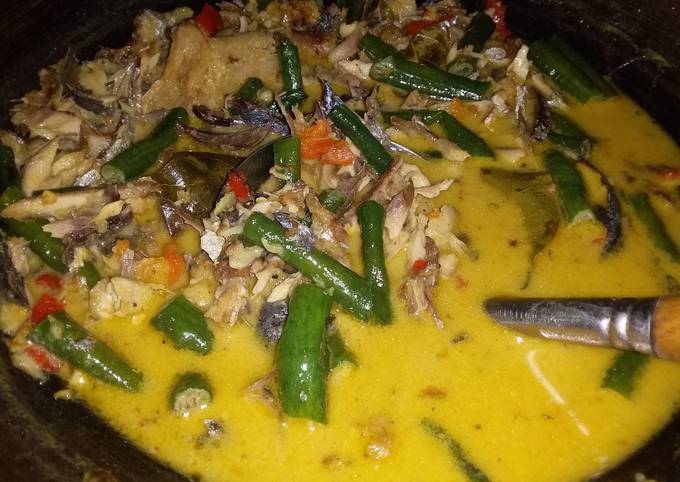 Gulai ikan cue (gereh besek)