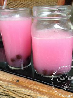 Foto resep Strawberry Bubble Pearl Drink #BikinRamadanBerkesan