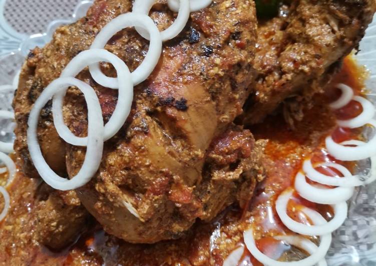 Recipe of Award-winning Chicken charga with gravy