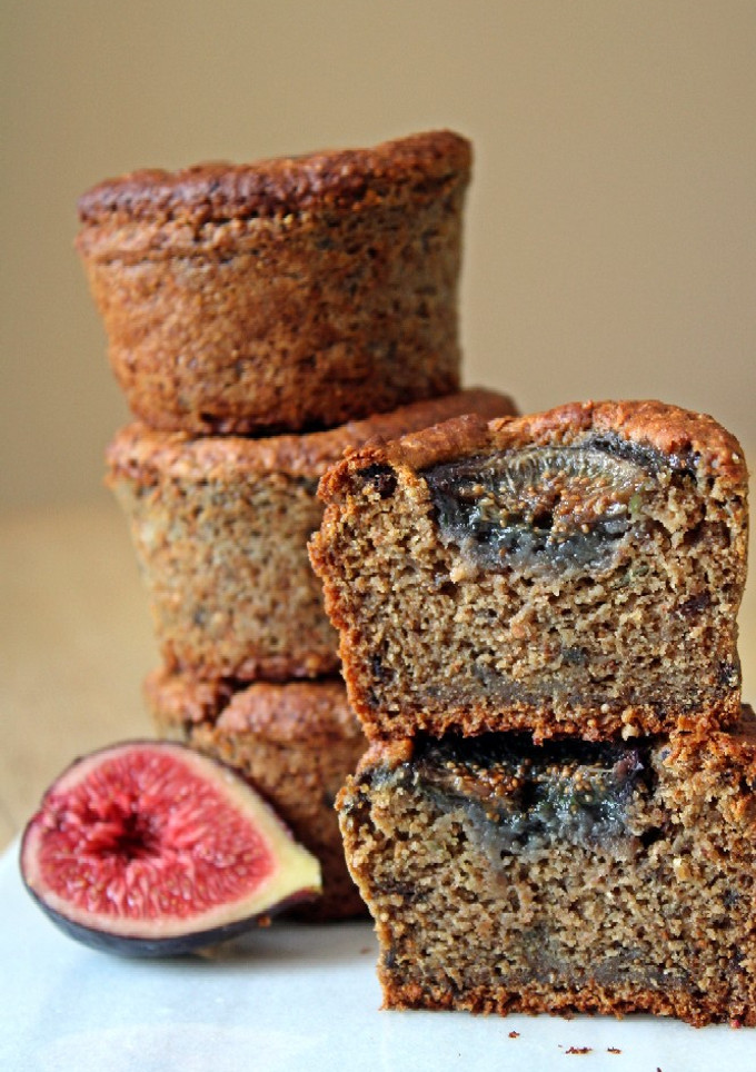 Una foto de Muffin de higos