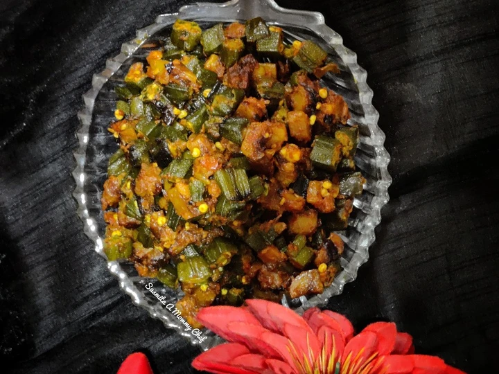 How To Prepare Masala Bhindi aloo (dry) which Delicious