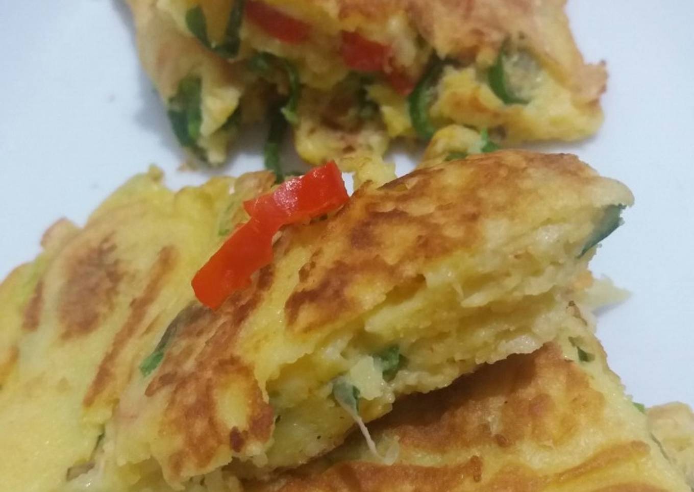 Omelette special keju