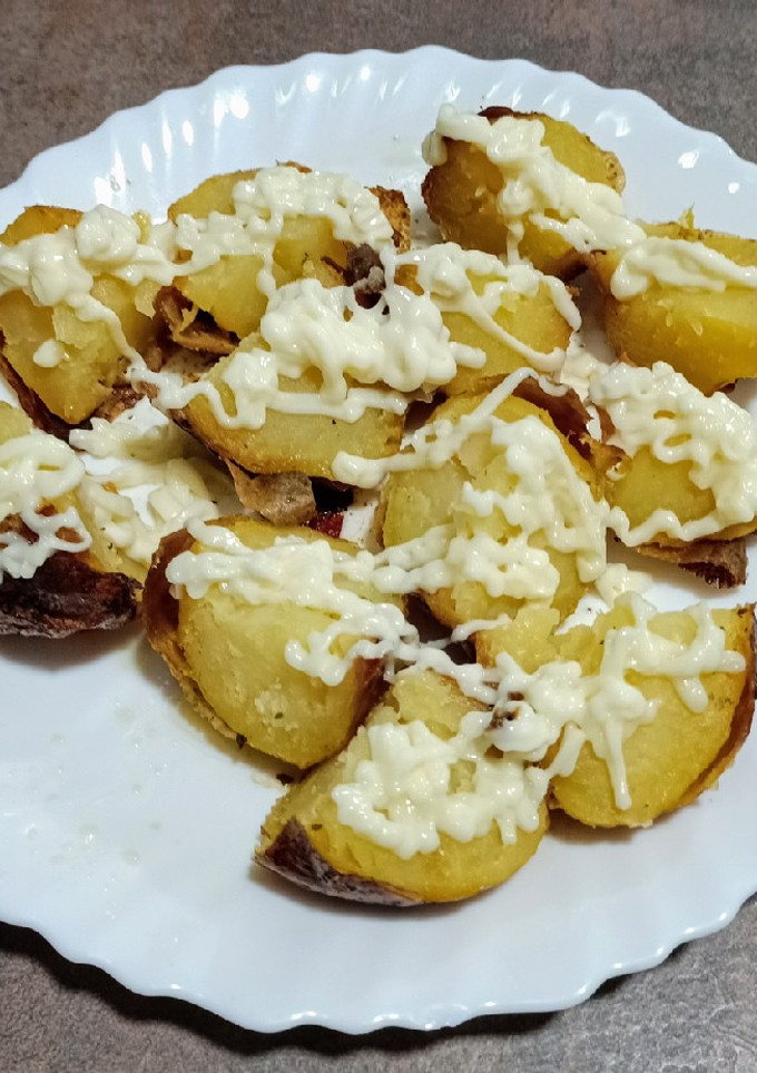 Una foto de Patatas asadas al all-i-oli