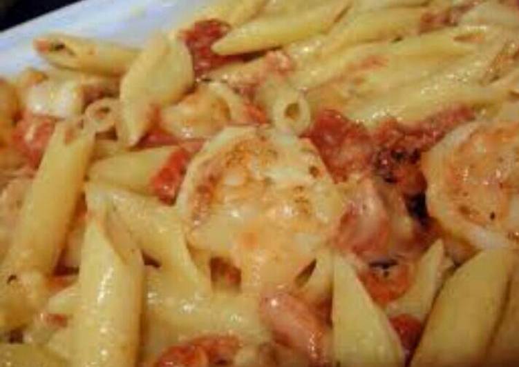 Steps to Make Ultimate Saucy Shrimp Penne