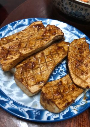 照燒醬烤杏鮑菇 的食譜成品照片