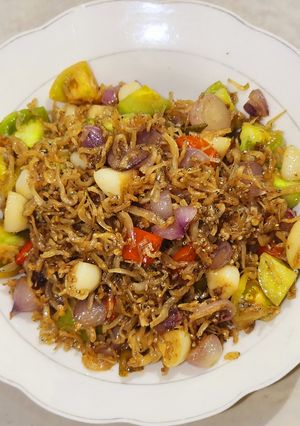 Foto resep Oseng Teri Asin