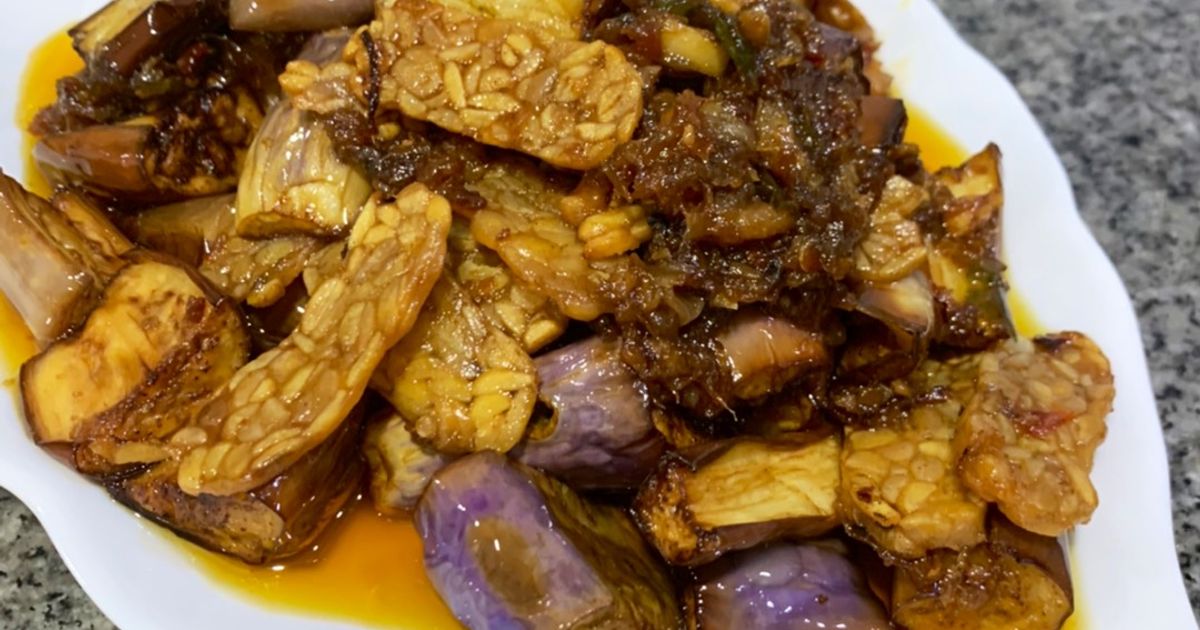 Resipi Sambal Terung Tempeh Udang Kering oleh Allyia - Cookpad