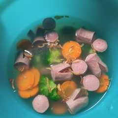 รูปของ Sop sosis brokoli